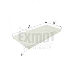 Filtr kabinowy WK 869 - Zamiennik: SC 70035, CU 4594, SKL 46107.